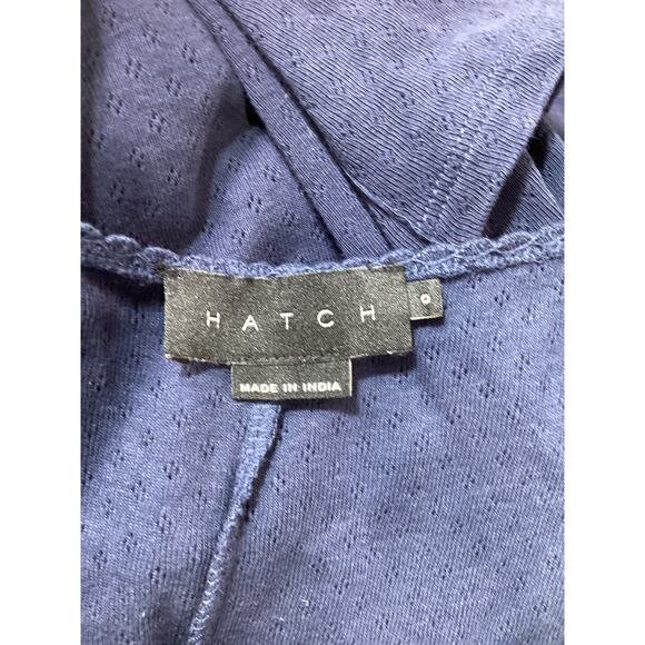 Hatch 'The 24/7 Feeding' Blue Cotton Jumpsuit Size 0 - Picture 4 of 4